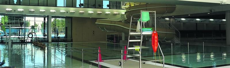 Le Centre aquatique Desjardins de Saint-Hyacinthe. Photothèque | Le Courrier ©