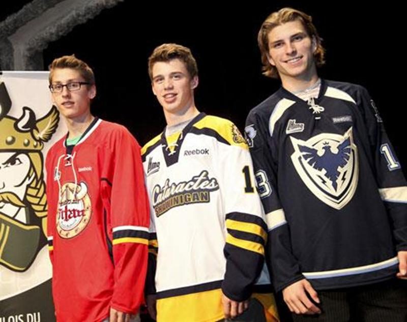 Guillaume Brisebois, Anthony Beauvillier et Jérémy Roy ont fait partie des cinq premiers joueurs sélectionnés lors de la séance de repêchage de la LHJMQ tenue samedi à Saguenay.
