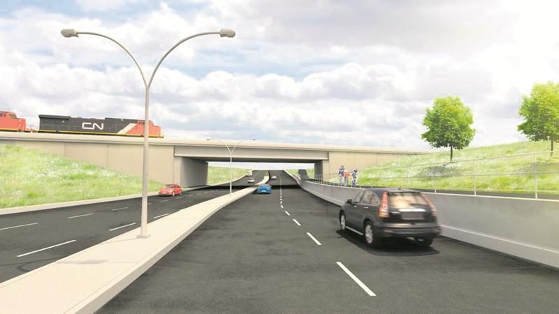 Le conseil décidera ce printemps du sort du projet d’étagement ferroviaire du boulevard Casavant Ouest.