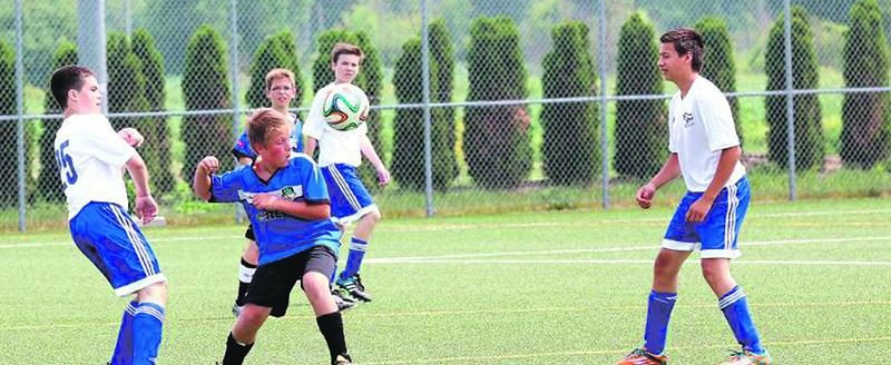 Le Tournoi national de soccer de Saint-Hyacinthe a accueilli 34 équipes de plus que l’an dernier. Photo Robert Gosselin | Le Courrier ©