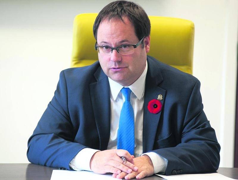 Alexandre Cusson, maire de Drummondville. Photo TC Media – Ghyslain Bergeron