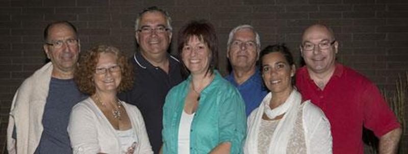 Le Club photo Saint-Hyacinthe est heureux de présenter les membres qui forment le conseil d’administration pour l’année 2012-2013. De gauche à droite : Jean-Marie Schynkel, secrétaire; Suzanne Bolduc, directrice; Daniel Héroux, directeur; Judith Sicotte, vice-présidente; René Pelletier, directeur; Carole Dubuc, trésorière et Pierre Robinson, président. Les activités du club reprendront le lundi 10 septembre, à 19 h, à la salle Gadbois du Centre culturel de Saint-Hyacinthe (800, rue Turcot). Info