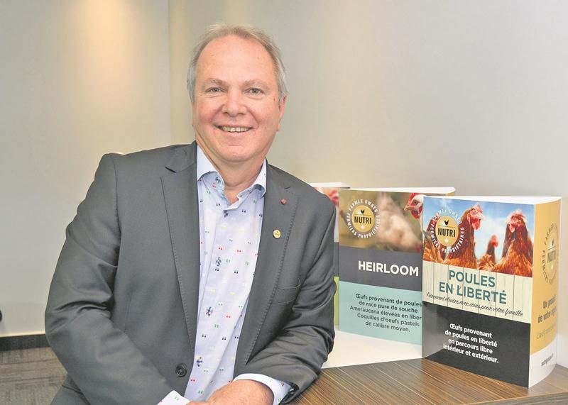 Serge Lefebvre, président du Groupe Nutri. Photo François Larivière | Le Courrier ©