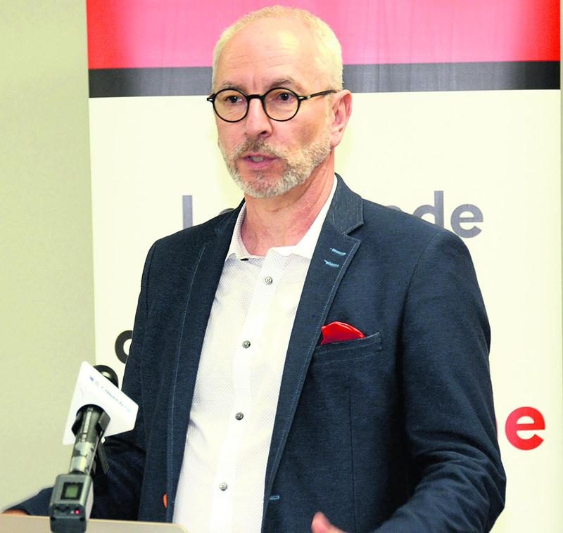 Pierre Rhéaume, directeur général de la Chambre de commerce de la grande région de Saint-Hyacinthe. Photo François Larivière | Le Courrier ©