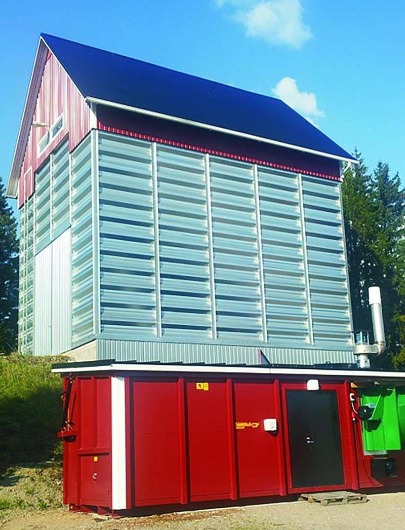 Un générateur d’air chaud pouvant être couplé à un séchoir à grains est l’un des produits phares que souhaite commercialiser la filiale canadienne de l’entreprise finlandaise Säätötuli. Courtoisie Säätötuli
