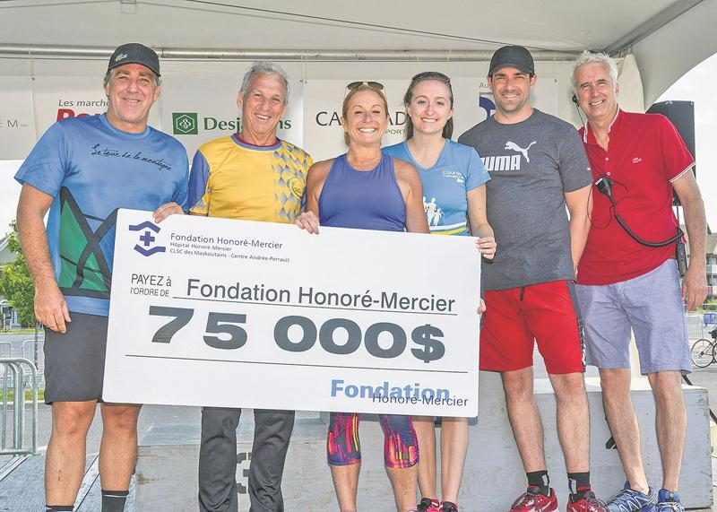 Le Tour de la Montagne Desjardins a permis d’amasser 75 000 $ pour la Fondation de l’hôpital Honoré-Mercier, à Saint-Hyacinthe.
