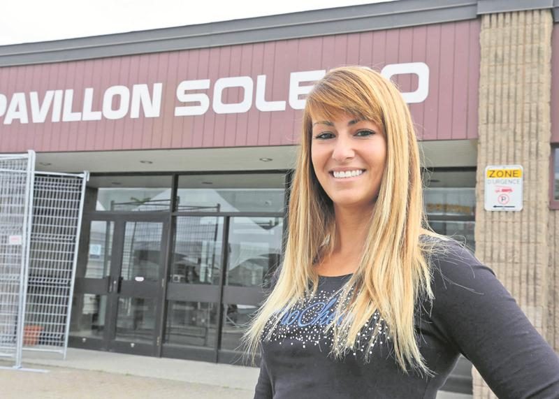 ProCheer s’installera de façon permanente au Pavillon Soleno. On aperçoit sur la photo la directrice générale du club, Jessika Gardner.    Photo Robert Gosselin | Le Courrier ©