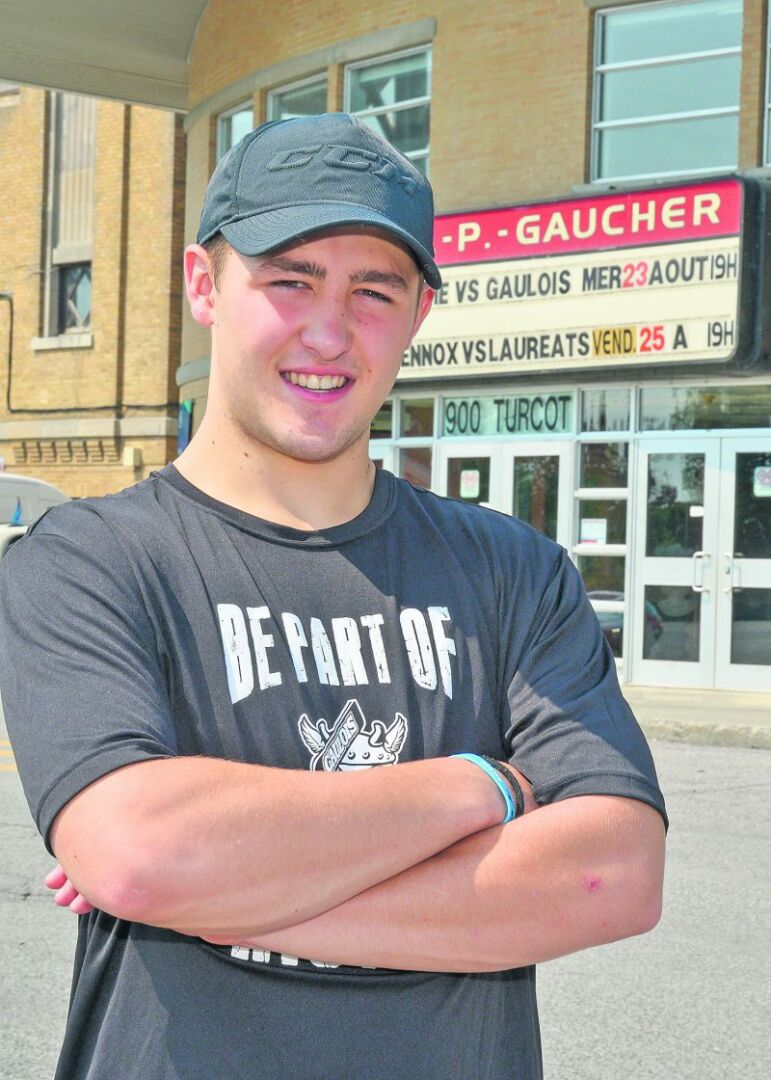 Elliot Desnoyers, à 15 ans, disputera sa deuxième saison avec les Gaulois de Saint-Hyacinthe dans la ligue de hockey midget AAA.  Photo François Larivière | Le Courrier ©