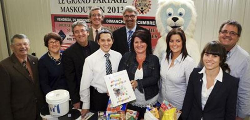 Les membres du comité organisateur du <em>Grand Partage Maskoutain</em> 2013.