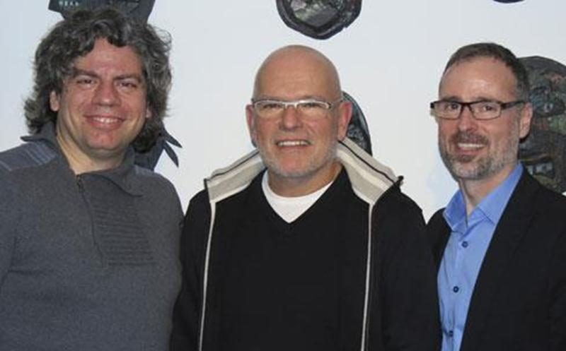 De gauche à droite : Sylvain Massé, président; Richard Blackburn, Membre honoraire; et Dominic Trudel, directeur général.