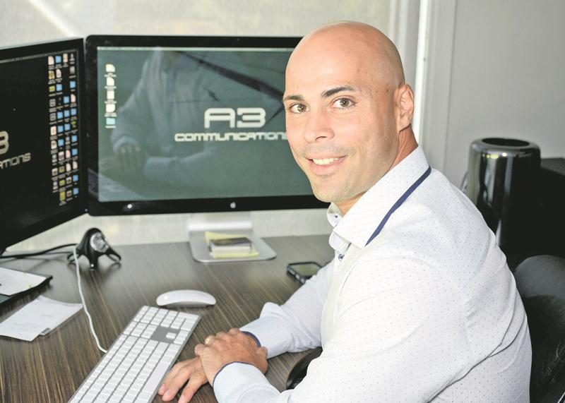 Christian Choquette, président de la firme maskoutaine A3 communication. Photothèque | Le Courrier ©