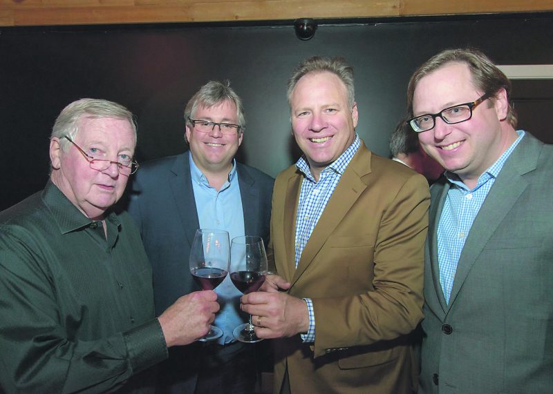 Les choristes de Francis Cabrel en pleine ­répétition : Léon Gosselin, Martin Lesage, Jacques Sylvestre Jr et Benoit Chartier.
