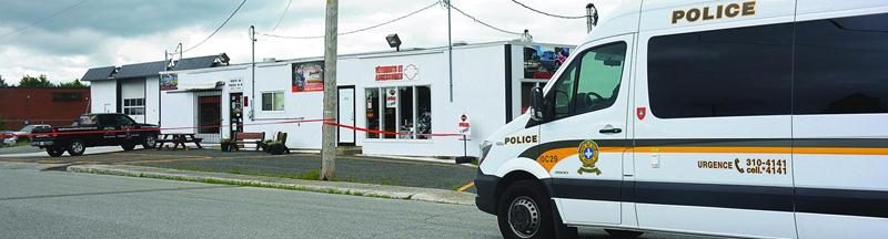 Deux commerces de la route 139 à Acton Vale ont été visés par des perquisitions dans le cadre du démantèlement d’un réseau de production et de trafic de cannabis. Photo Alain Bérubé