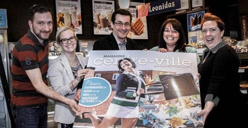 La Société de développement commercial (SDC) du centre-ville de Saint-Hyacinthe a procédé au lancement de la 13 e édition de son Magazine Centre-Ville le lundi 7 avril. La revue biannuelle de 64 pages présente différentes idées-cadeaux à offrir avec la saison estivale qui approche en plus de mettre en valeur les tendances à venir. Le magazine sera distribué à près de 30 000 exemplaires sur le territoire maskoutain et sera poussé à Saint-Hilaire, Beloeil, Saint-Charles et même jusqu'à Sainte-Juli