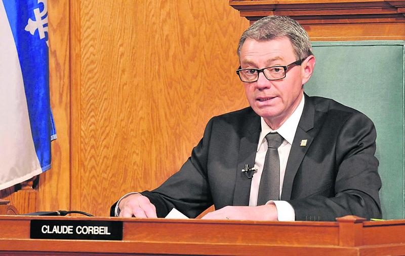 Le maire de Saint-Hyacinthe, Claude Corbeil. Photo François Larivière | Le Courrier ©