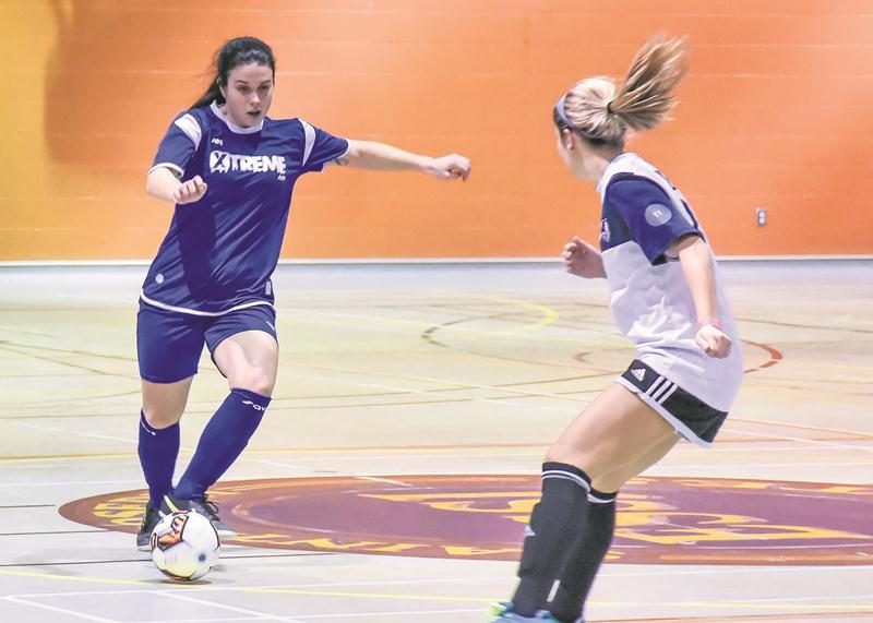 Andréanne Gagné (sur la photo) sera dorénavant épaulée d’Ibrahim Baldeh au sein de son académie de soccer, laquelle sera offerte pour la première fois à une clientèle autant féminine que masculine. Photo François Larivière | Le Courrier ©