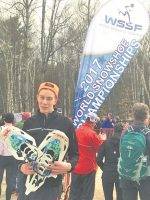 Julien Pinsonneault, champion canadien de raquettes