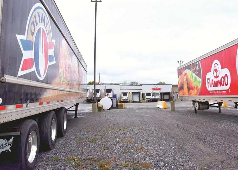 Un mandat de grève a été voté par les employés de l'usine de transformation de volaille Olymel/Flamingo située dans le district de Sainte-Rosalie. Photothèque | Le Courrier ©