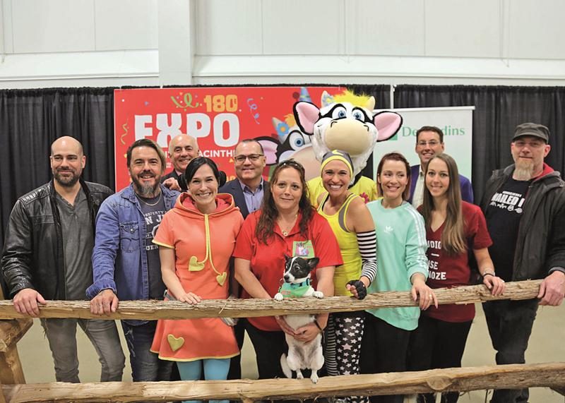 L’enthousiasme était visible sur les visages lors du dévoilement de la programmation de la 180e édition de l’Expo.  Photo Robert Gosselin | Le Courrier ©