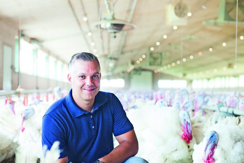 Pierre-Luc Leblanc, président des Éleveurs de volailles du Québec. Photo Marie-Michèle Trudeau
