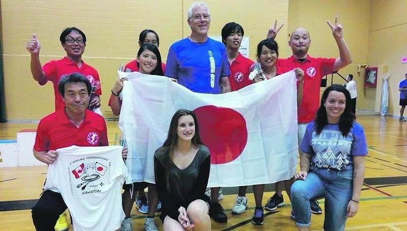 Le club nawatobi d’Upton a terminé sa saison lors d’une compétition amicale internationale réunissant notamment des athlètes venus du Japon. Photo Courtoisie