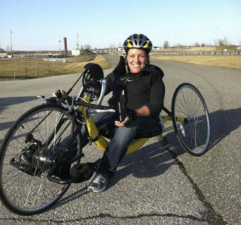 Jani Barré espère participer aux Jeux du Québec l'été prochain sur un nouveau vélo.