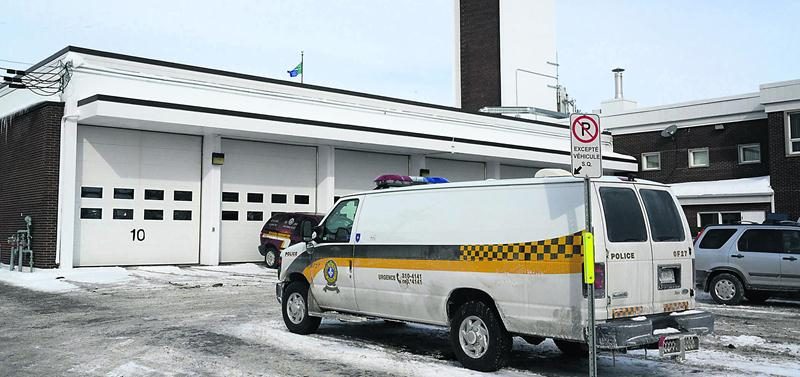 D’ici quatre ou cinq ans, la Sûreté du Québec pourrait quitter le centre-ville de Saint-Hyacinthe, où elle cohabite avec la caserne des pompiers, et regrouper tous ses effectifs de la MRC des Maskoutains au poste de Sainte-Rosalie. Photo François Larivière | Le Courrier ©