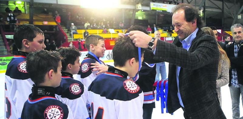 Le Tournoi pee-wee de Saint-Hyacinthe a couronné ses champions dimanche avec la tenue des sept finales. Photo Robert Gosselin | Le Courrier ©