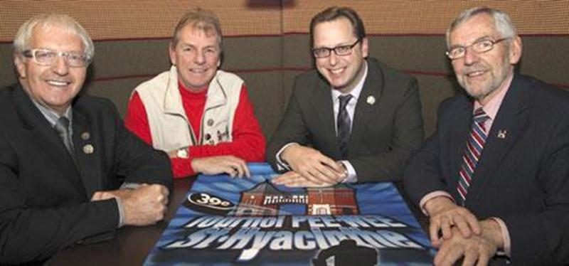 Émilien Pelletier, Lucien Beauregard, Benoit Chartier et Claude Bernier.