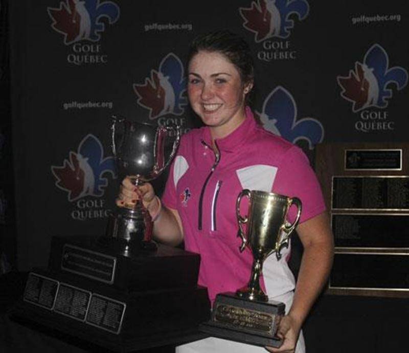 Valérie Tanguay a remporté pour une deuxième année consécutive le Championnat provincial junior féminin.