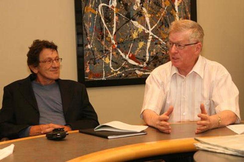 Le directeur général de Loisir et Sport Montérégie, Mario Chamberland, et son président Claude Marchesseault.