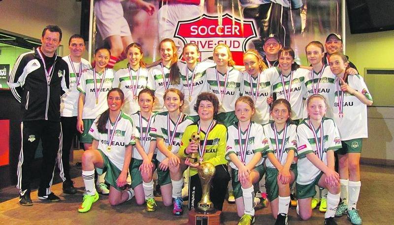 Le FC Saint-Hyacinthe U12 féminin AA.