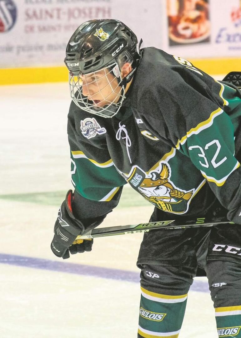 Le capitaine des Gaulois, Guillaume Desmarais, terminera la saison avec les Voltigeurs de Drummondville après avoir été échangé par l’Armada de Blainville-Boisbriand.  Photo François Larivière | Le Courrier ©
