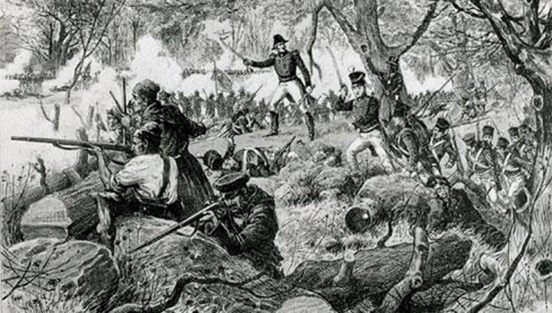 Bataille de Châteauguay, 1813 par Henri Julien. Le Journal de Dimanche. 24 juin 1884.