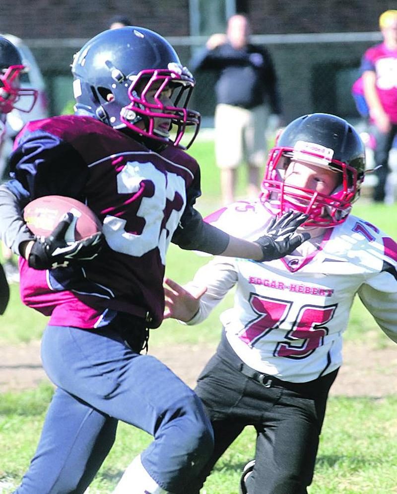 Les Patriotes benjamins ont signé leur première victoire de la saison la fin de semaine dernière. Photo Robert Gosselin | Le Courrier ©