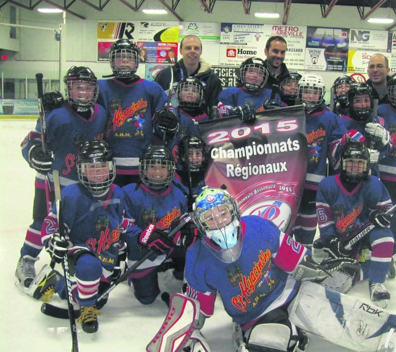 Les Maskas atome C est la seule équipe de Saint-Hyacinthe à participer au championnat interrégional de hockey mineur à Drummondville cette semaine.