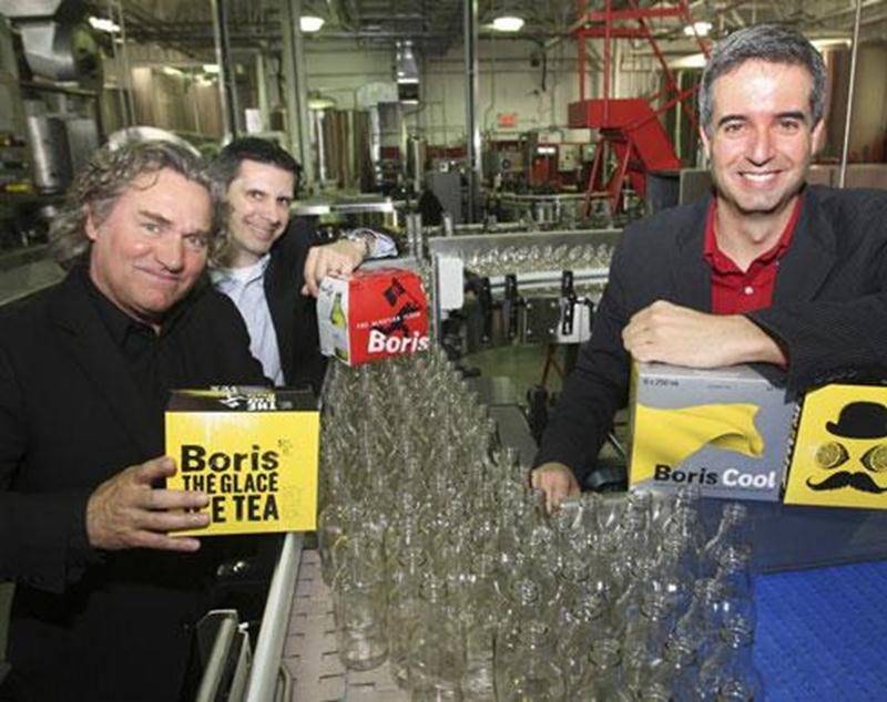 Sur la photo, de gauche à droite, Michel Godin, Simon Gadbois et David Bérubé, de la Brasserie Licorne Québec.