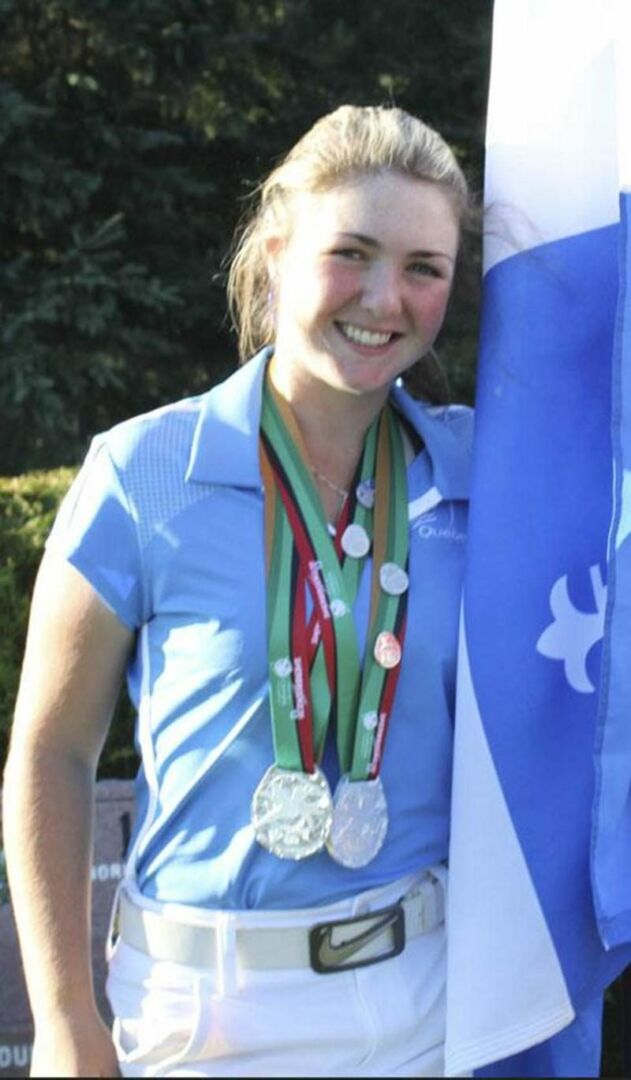 Valérie Tanguay a remporté deux médailles d'argent lors de sa participation aux Jeux du Canada.