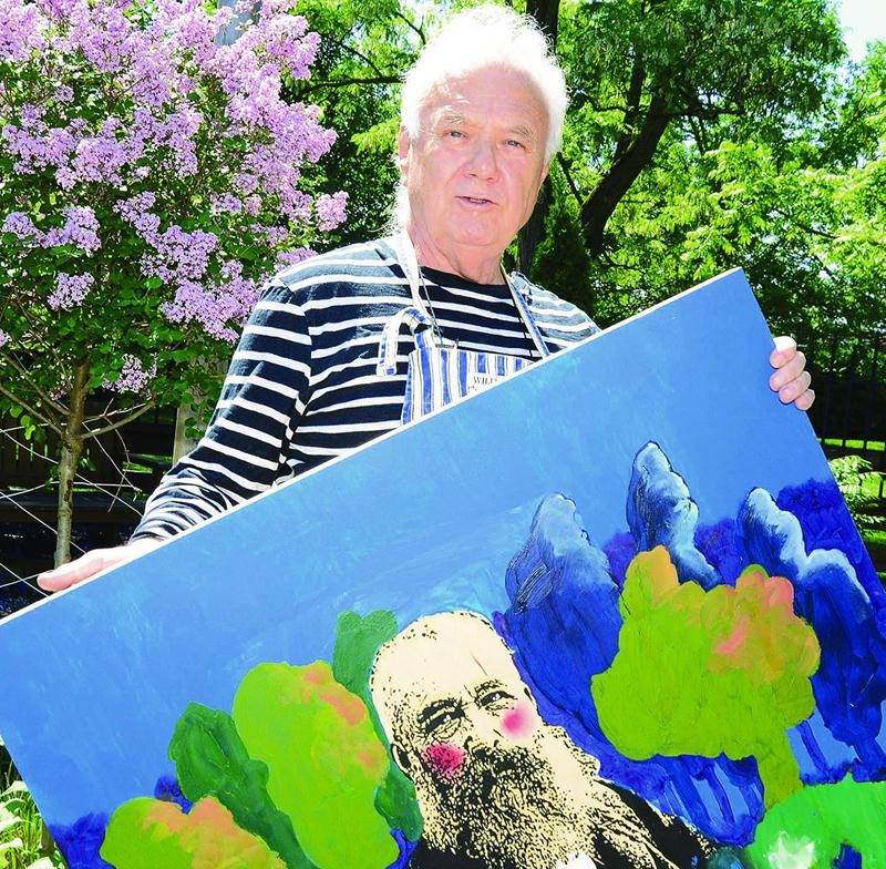 Avec Monet s’invite au jardin l’artiste-peintre et dessinateur Jean Gladu propose trois journées-hommage au célèbre père de l’impressionnisme. Photo François Larivière | Le Courrier ©