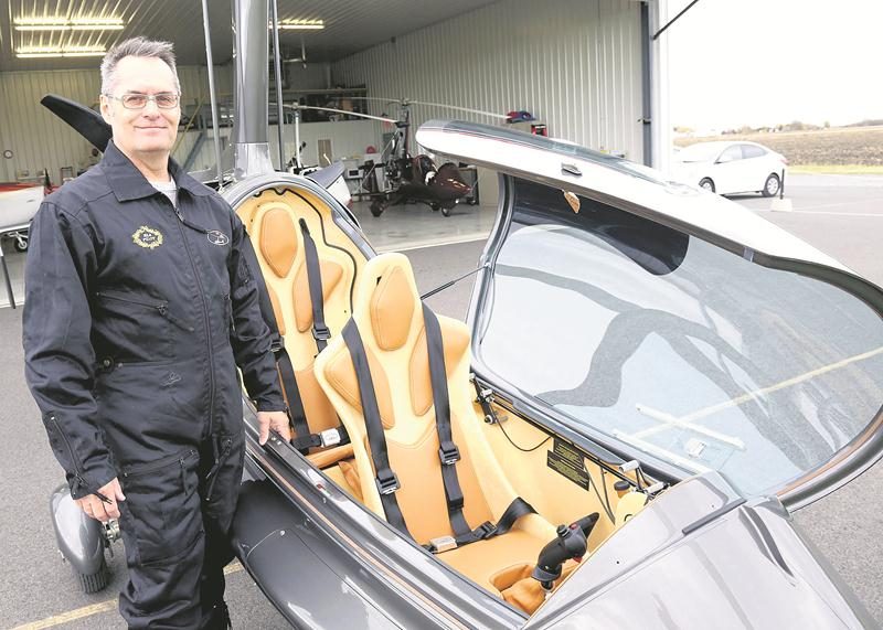 Yves Pontbriand, chef instructeur de l’entreprise ELA Gyro Canada. Photo Robert Gosselin | Le Courrier ©