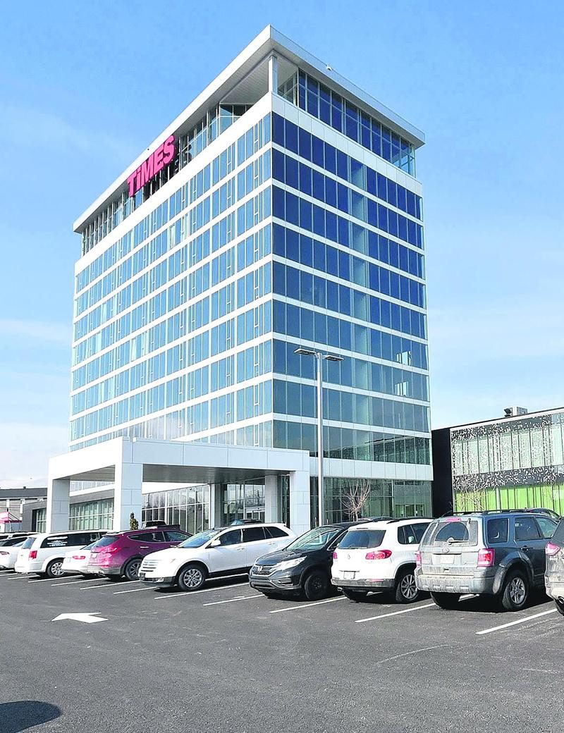 Le nouvel Hôtel Times de Drummondville est relié au centre de foires Centrexpo Cogeco. Photo François Larivière | Le Courrier ©