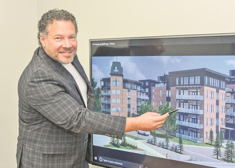 L’ingénieur Jean-Denis Major fait son entrée dans le cercle des promoteurs immobiliers de Saint-Hyacinthe. Photo François Larivière | Le Courrier ©