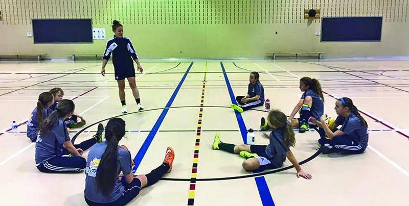 La prochaine session de l’Académie de soccer Andréanne Gagné à Saint-Hyacinthe débutera en septembre. Photo Courtoisie