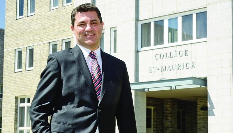 Jean-Pierre Jeanotte achève son mandat à la direction générale du Collège Saint-Maurice. Photo François Larivière | Le Courrier ©