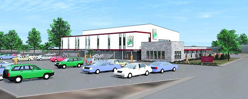 Si elle est construite, la nouvelle mairie avec centre communautaire sera réalisée selon les plans du bureau d’architectes Boulianne Charpentier.