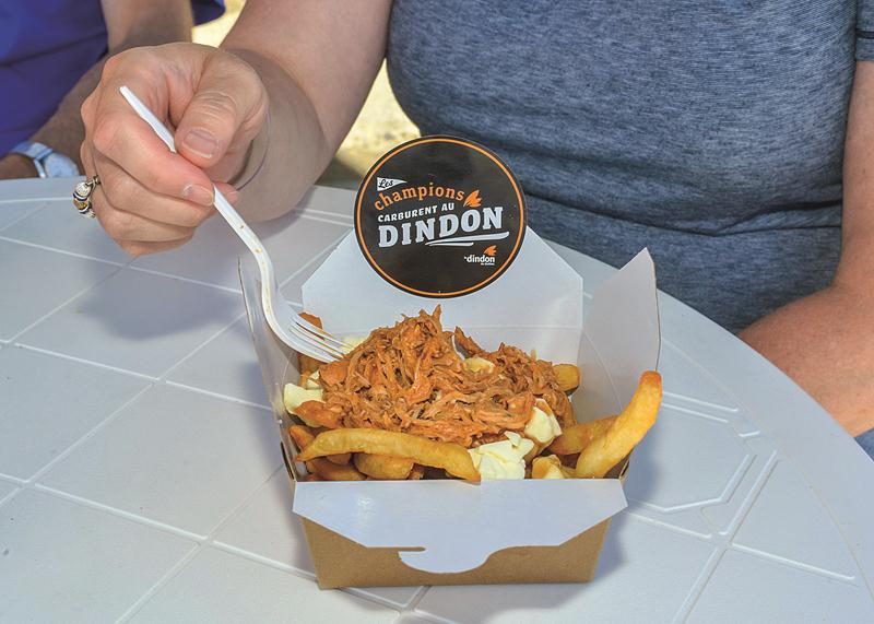 Les festivaliers pourront notamment goûter à la poutine à l’effiloché de dindon.  Photo François Larivière | Le Courrier ©