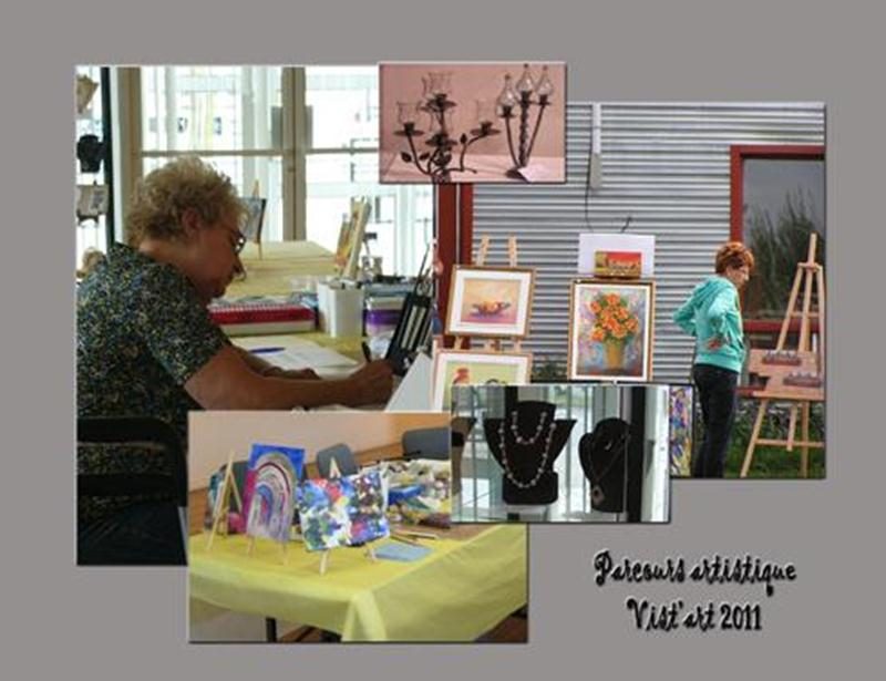 Les 17 et 18 septembre, entre 10 h et 17 h, le public a l’occasion de rencontrer des artistes et artisans de la région dans leurs propres ateliers. Les formes d’art qu’on pourra observer vont de la peinture à la ferronnerie d’art en passant par la photographie argentique, le cuivre repoussé et la conception de bébés renaissances. Le dépliant du parcours est disponible à la Bibliothèque T.-A.-St-Germain et à la Bibliothèque Sainte-Rosalie. Pour information, visitez le <a href="http://www.visitart