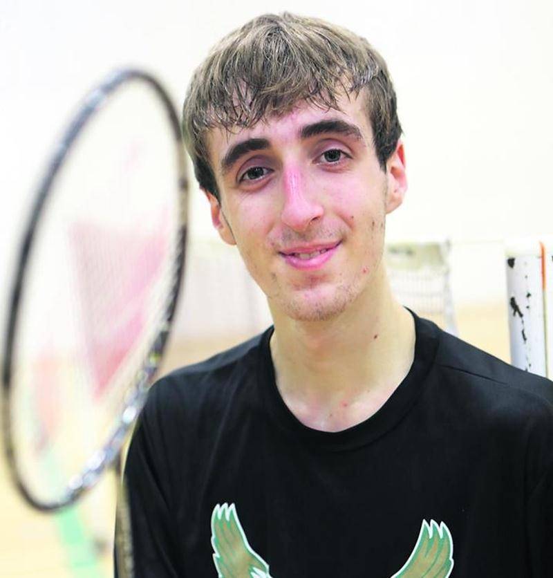 Félix-Antoine Vadnais est le grand favori en vue du championnat régional individuel de ­badminton collégial. Photothèque | Le Courrier ©