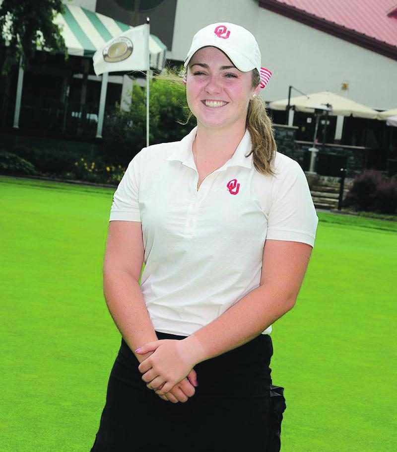Après avoir disputé ses premiers tournois sur le circuit de la NCAA cet hiver, Valérie Tanguay s’attaque aux tournois estivaux du circuit amateur féminin. Photo François Larivière | Le Courrier ©