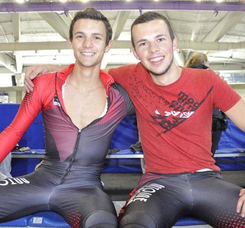 Simon et Olivier Godin ont participé à la première de deux étapes de la sélection de l'équipe nationale canadienne de patinage de vitesse courte piste.